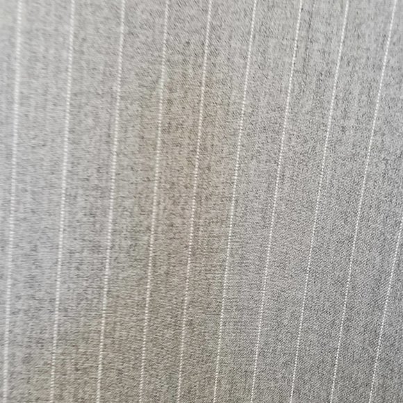 DKNY Crewneck Sweater with Pinstripe Suiting Front - Picture 4 of 5